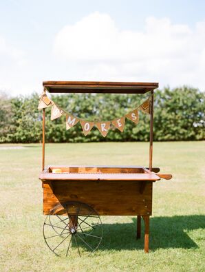 Rustic Outdoor Wedding Reception