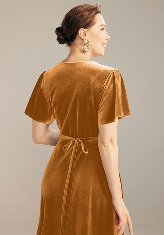 AW Bridal AW Conch Dress Yellow Mother Of The Bride Dress - 2