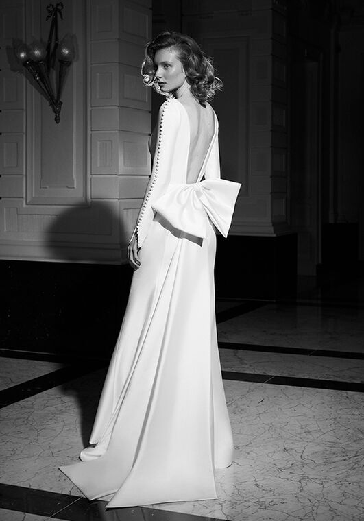 Viktor&Rolf Mariage PLUNGING BOW-BACK MERMAID Mermaid Wedding Dress - 2