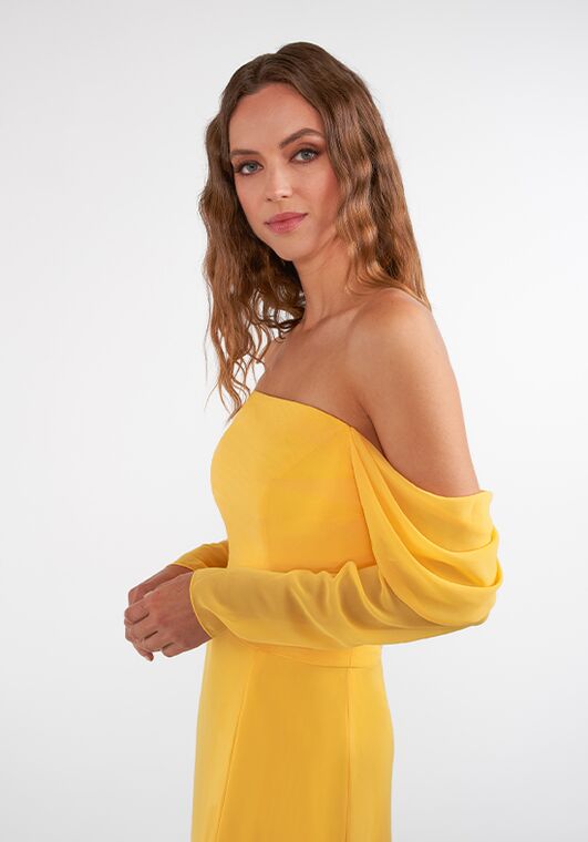 B2 Bridesmaids by Jasmine B283002 Off the Shoulder Bridesmaid Dress - 2