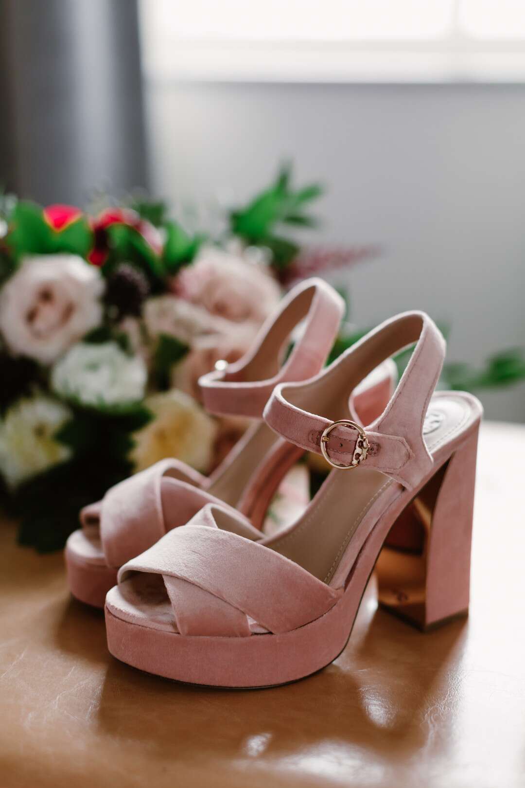 Pink Platform Tory Burch Heels