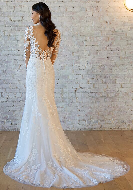 Stella York 7586 Column Wedding Dress - 2