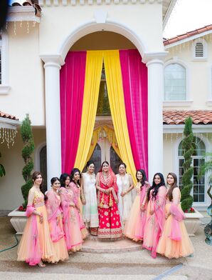 Bridal Party at Traditional Sikh Wedding