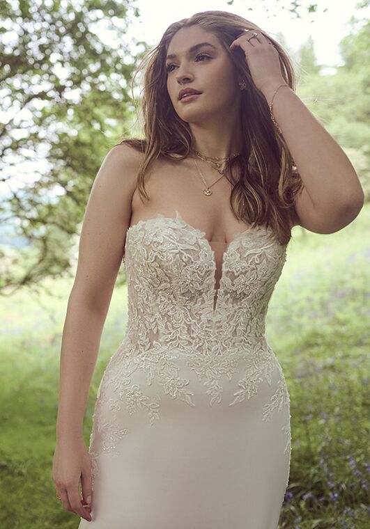 Rebecca Ingram OKSANA Fit-and-Flare Wedding Dress - 3