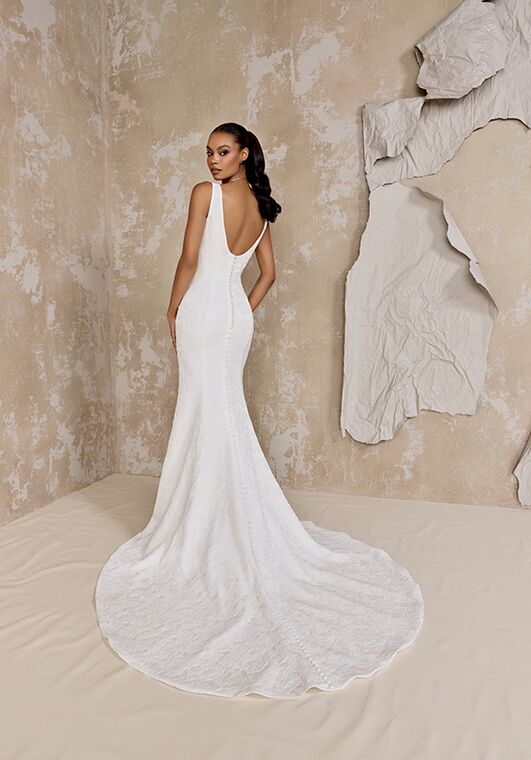 Justin Alexander Signature Bradstreet Fit-and-Flare Wedding Dress - 2