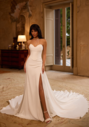 Moonlight Couture H1625 Mermaid and Trumpet Wedding Dress - thumbnail - 1