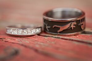 Hunting-Inspired Groom's Wedding Ring