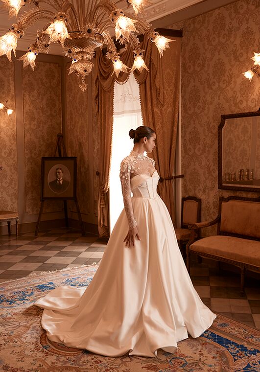 Soft flow by Ricca Sposa Atelier Boudica 25-005(3) A-Line Wedding Dress - 2