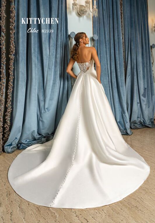 KITTYCHEN CHOLE, H2339 A-Line Wedding Dress - 2