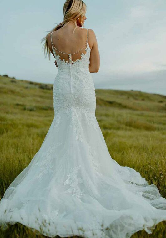 Stella York 7650 Fit-and-Flare Wedding Dress - 5