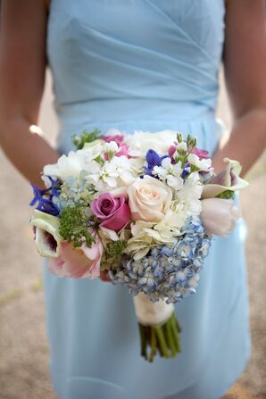 Bright Spring Bridesmaid Bouquet