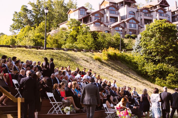 Taryn and Jeff's Outdoor Asheville Wedding Ceremony
