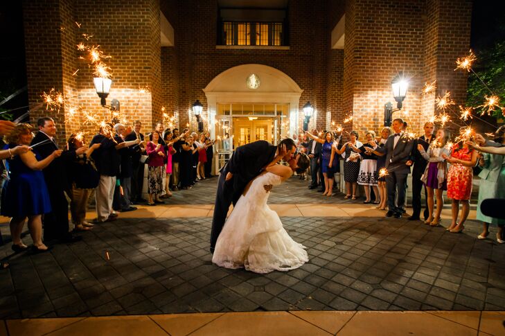 "Since we first met and fell in love at North Carolina State University, it couldn't have been more fitting for the two of us to celebrate our marriage on the grounds of our beloved Alma Mater!" says Ashley.