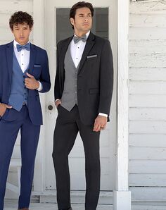 BLACKTIE METRO Charcoal Wedding Suit Grey Tuxedo