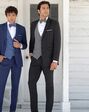 BLACKTIE METRO Charcoal Wedding Suit Grey Tuxedo - thumbnail - 1