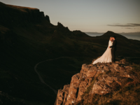 Couple looking over The Isle of Skye