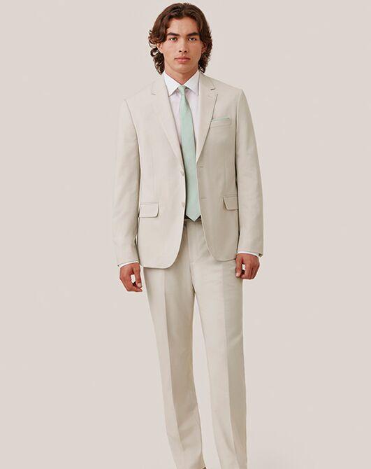 Birdy Grey Suits Taylor Suit in Tan Champagne Tuxedo - 3