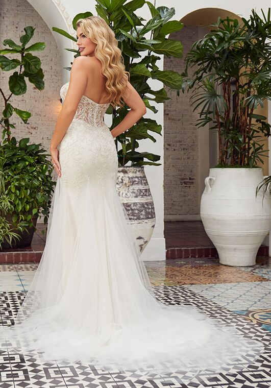 Beloved by Casablanca Bridal BL358 Amanda Mermaid Wedding Dress - 2