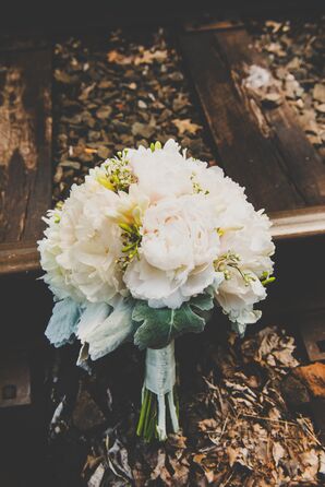 Blush and White Peony Bouquet