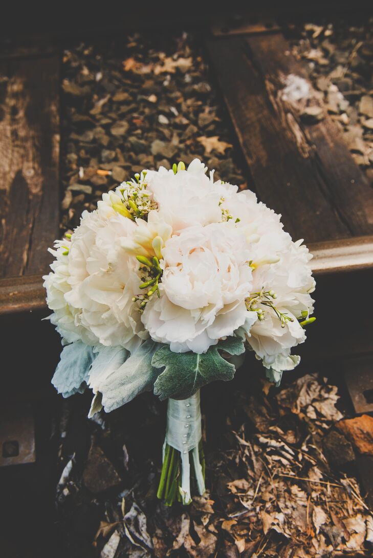 Blush and White Peony Bouquet