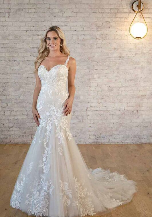 Stella York 7636 Fit-and-Flare Wedding Dress - 2