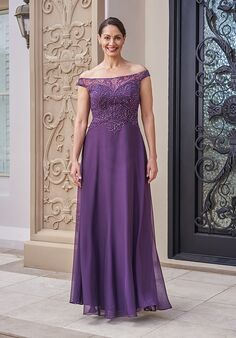 Jade Couture Mother of the Bride by Jasmine K248014 Purple Mother Of The Bride Dress