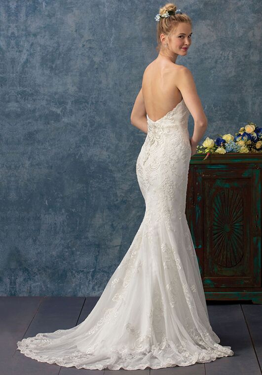 Beloved by Casablanca Bridal BL244 Lapis Mermaid Wedding Dress - 3