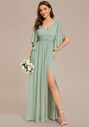 Ever-Pretty ES01886 V-Neck and Plunge Bridesmaid Dress - thumbnail - 1