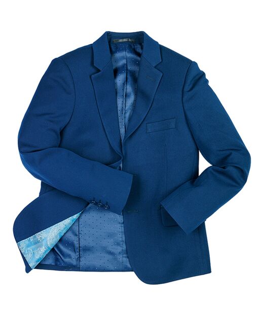 BLACKTIE "Liam" Indigo Suit (5-Piece Set) Flower Girl Dress and Ring Bearer Outfit - 3
