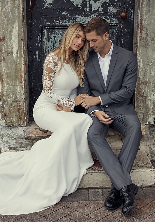 Rebecca Ingram BETHANY Sheath Wedding Dress - 3