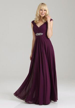 Allure Bridesmaids 1334 V-Neck Bridesmaid Dress