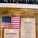 The kraft paper ceremony programs embodied Samantha and Chris's rustic theme with a touch of femininity in the blush flower details.