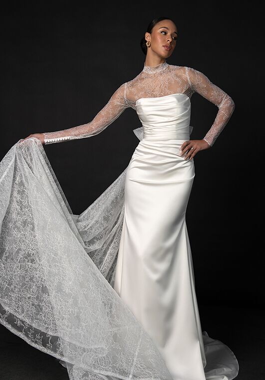 Martina Liana ML1874 Column Wedding Dress - 4