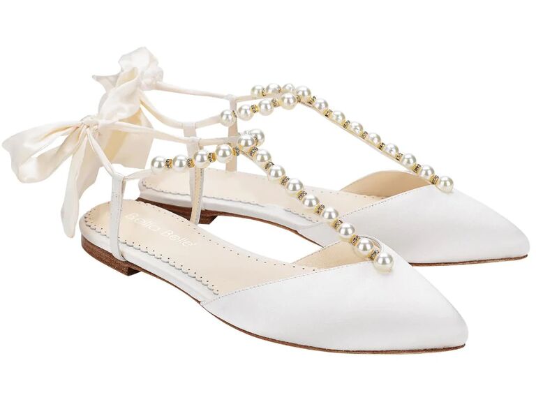 25 Flat Wedding Shoes Fancy Enough for Your Special Day