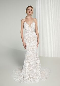 Justin Alexander Signature Meryl Fit-and-Flare Wedding Dress