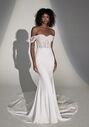 Justin Alexander Signature Jamie Fit-and-Flare Wedding Dress - thumbnail - 1