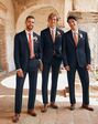 Birdy Grey Suits Taylor Suit in Navy Blue Tuxedo - thumbnail - 3
