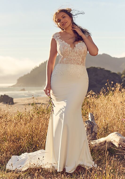 Rebecca Ingram FLEUR Sheath Wedding Dress - 2