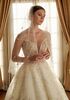 Amaré Couture C163 Navy Ball Gown Wedding Dress - thumbnail - 3