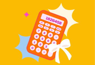 Illustration of a calculator