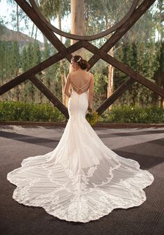 Essense of Australia D2835 Fit-and-Flare Wedding Dress