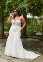 Essense of Australia D3709 plus Fit-and-Flare Wedding Dress - thumbnail - 4