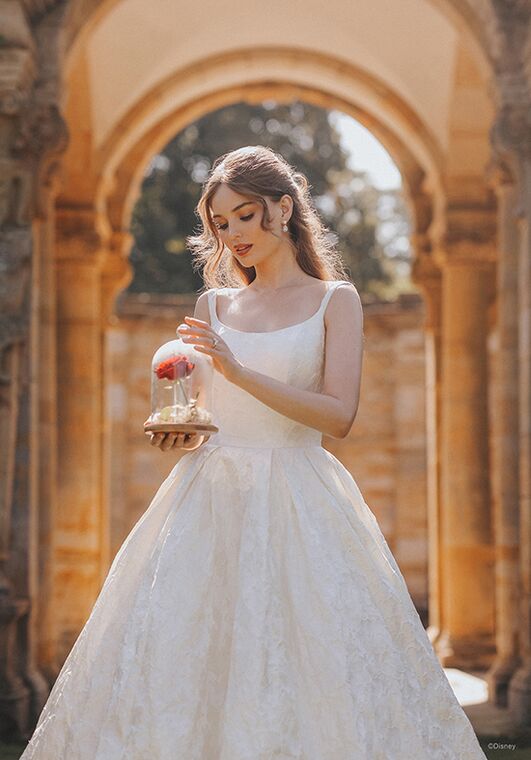 beauty and the beast wedding dress