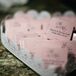 Guests struck a match from the personalized match books to light the sparklers used to send off the newlyweds.