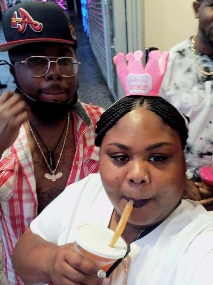 Still in Vegas celebrating wifey birthday lol bestie activity