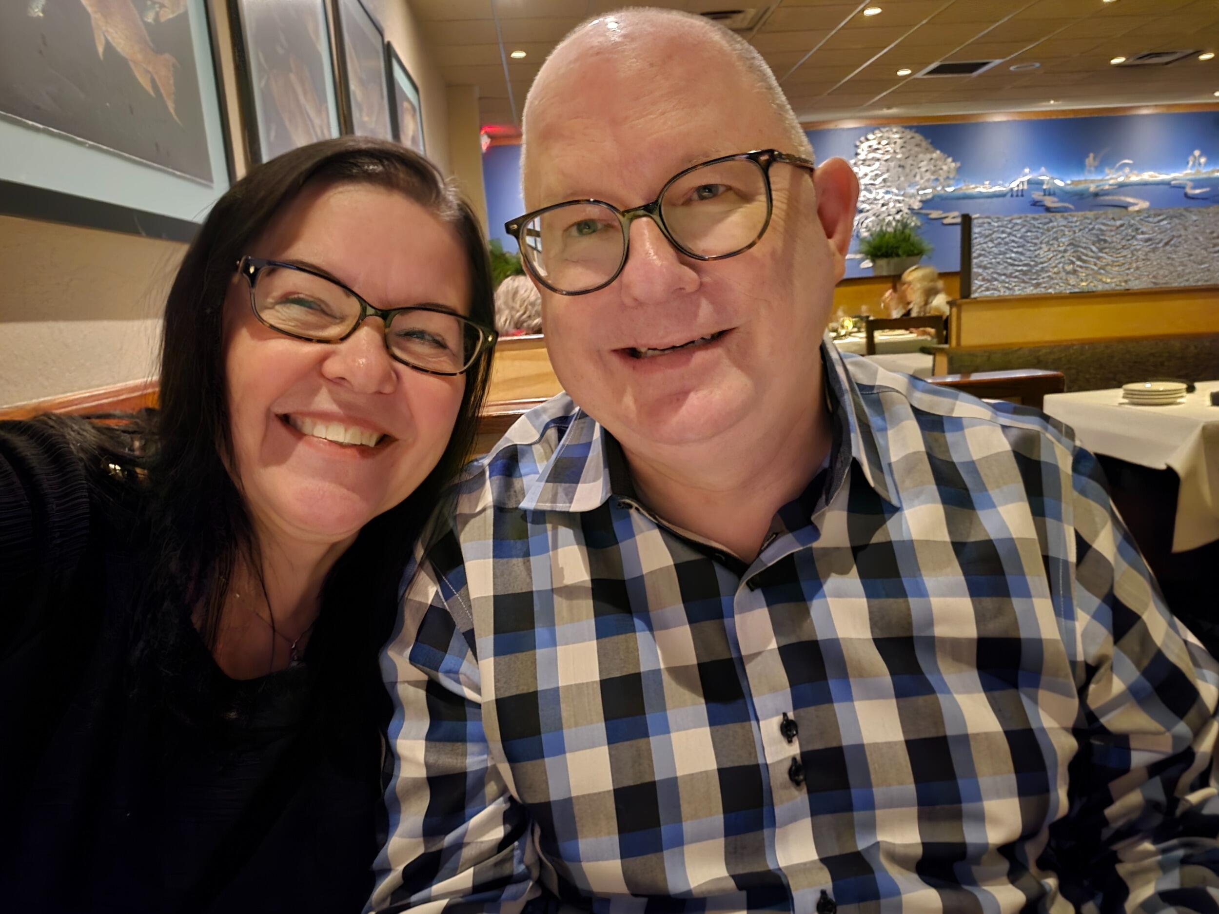 Mona's bday dinner. Bonefish Grill Grand Rapids, MI