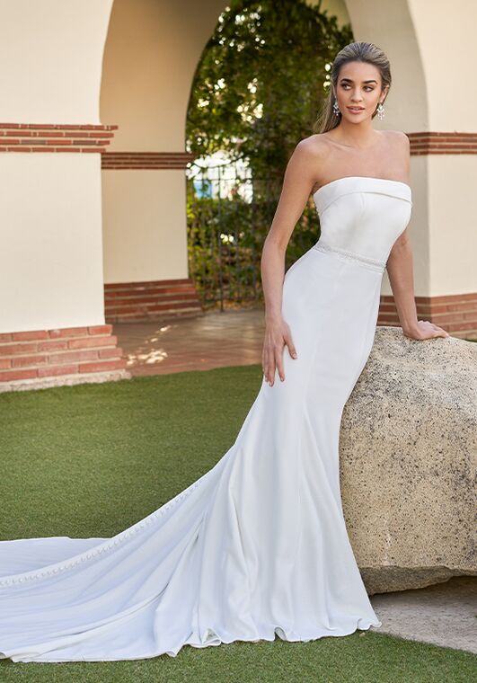 Jasmine Couture McKenna Fit-and-Flare Wedding Dress - 3