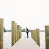 Greenery Filled This Modern Black-and-White Waterfront Wedding at Maryland's Wye River Estate