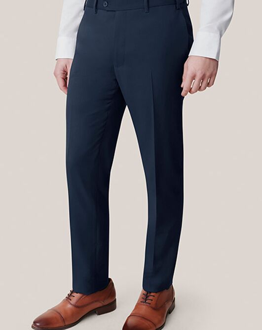 Birdy Grey Suits Taylor Suit Pants in Navy Blue Tuxedo - 2