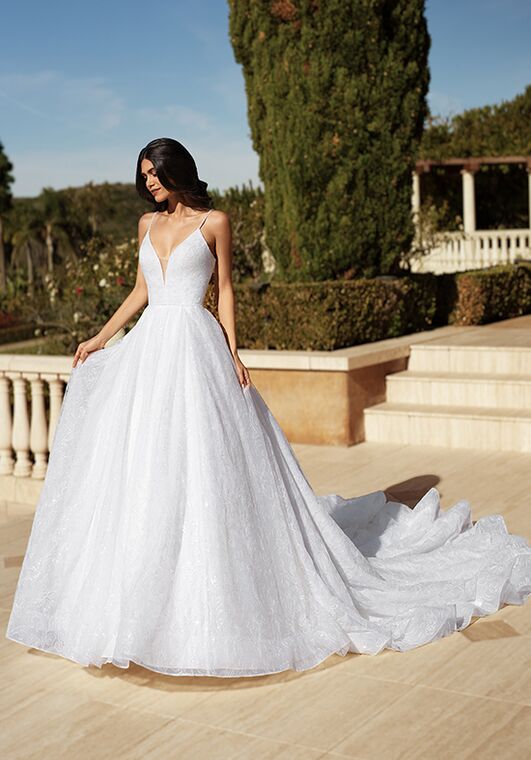 Moonlight Couture H1582 A-Line Wedding Dress - 2